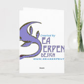 Carte de voeux de poussin (Dos)