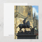 Carte de voeux de Prague (Devant / Derrière)