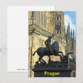 Carte de voeux de Prague (Devant / Derrière)