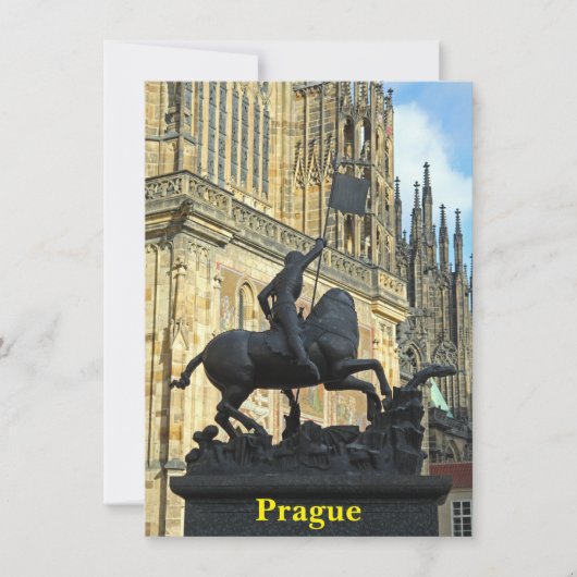 Carte de voeux de Prague (Devant)