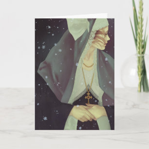 Carte de voeux de "première neige"