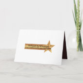 Carte de voeux de présentation d'art main artiste (Dos)