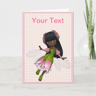 Carte de voeux de princesse d'Afro-américain