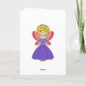 Carte de voeux de Princesse Fairy (Dos)