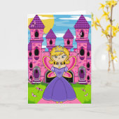 Carte de voeux de Princesse Fairy (Fleur jaune)