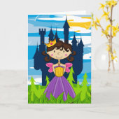 Carte de voeux de Princesse Fairy (Fleur jaune)