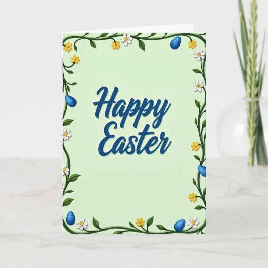 Carte de vœux de printemps (Devant)