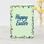 Carte de vœux de printemps (Fleur jaune)