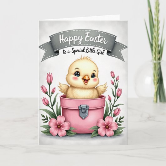 Carte de vœux de printemps Bébé Oiseau (Devant)