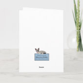 Carte de voeux de printemps de l'ours polaire (Dos)