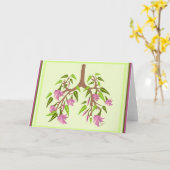 Carte de voeux de printemps des FC (Fleur jaune)