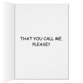 Carte de voeux de prospection commerciale critique (Intérieur (Droit))