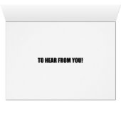 Carte de voeux de prospection commerciale désespér (Intérieur Horizontal (Bas))