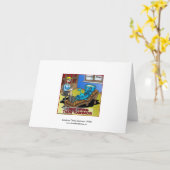 Carte de voeux de Psychiatrie Amusante (Fleur jaune)