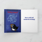 Carte de voeux de Puffins de la faune (Intérieur)