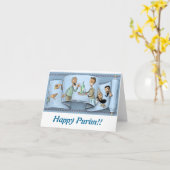 carte de voeux de purim (Fleur jaune)