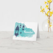 Carte de voeux de Ramadan (Fleur jaune)