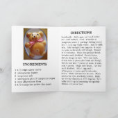 Carte de voeux de recette de pain d'ours de (Intérieur)