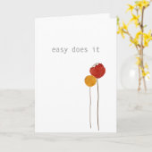 carte de voeux de récupération (Fleur jaune)