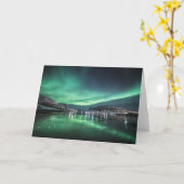 Carte de voeux de réflexion Aurora (Fleur jaune)