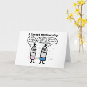 Carte de voeux de relations nouées (Fleur jaune)