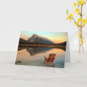 Carte de voeux de relaxation (Fleur jaune)