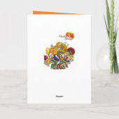 Carte de voeux de remerciement (Dos)