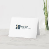 Carte de voeux de remous de shamrock du jour de St (Dos)