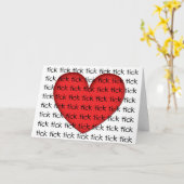 Carte de voeux de remplacement de la vannes (Fleur jaune)