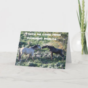 Carte de voeux de Rencontre avec l'orignal