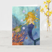 Carte de voeux de rencontre de chance (Fleur jaune)