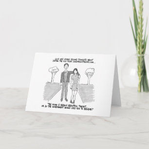 Carte de voeux de rencontre Internet