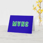 Carte de vœux de rentrée MVNC (Fleur jaune)