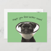 Carte de vœux de rétablissement (Devant / Derrière)