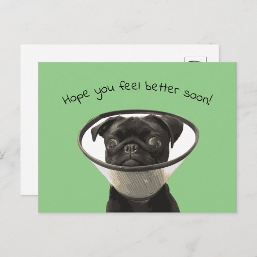 Carte de vœux de rétablissement (Devant / Derrière)