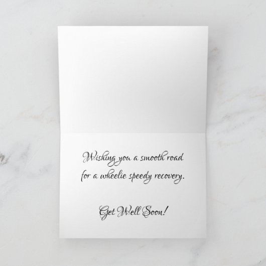 Carte de vœux de rétablissement "Assemblage requis (Intérieur)