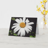 Carte de vœux de rétablissement "Bee Upon Daisy" (Fleur jaune)