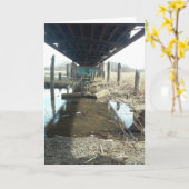 Carte de vœux de rétablissement "Club de bridge" (Fleur jaune)