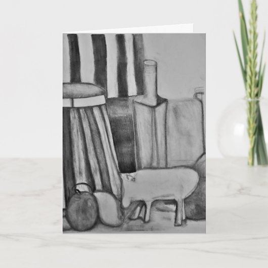 Carte de vœux de rétablissement "De la ferme à l'é (Devant)