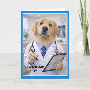 Carte de vœux de rétablissement Doggone It FB-2