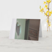 Carte de vœux de rétablissement "Entrez avec un cœ (Fleur jaune)