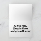 Carte de vœux de rétablissement "Fruit Bats" (Intérieur)