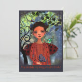 Carte de vœux de rétablissement Ladybug Chanceuse  (Debout devant)