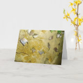 Carte de vœux de rétablissement "Poissons tropicau (Fleur jaune)