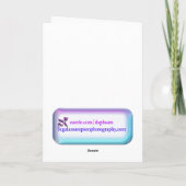 Carte de vœux de rétablissement rapide Chien Spani (Dos)