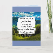 Carte de voeux de retraite (Devant)