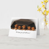 Carte de voeux de Rhodesian Ridgeback - obtenez (Fleur jaune)