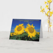 Carte de voeux de Robert G. Ingersoll (blanc à (Fleur jaune)