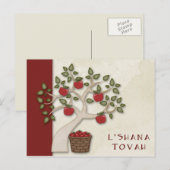 Carte de vœux de Roch Hachana (Devant / Derrière)