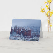 Carte de voeux de roche de pot de café de Milou (Fleur jaune)